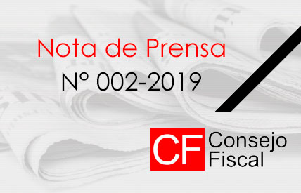 El Consejo Fiscal emite opinión sobre el Informe de Actualización de Proyecciones Macroeconómicas (IAPM) 2019-2022 del Ministerio de Economía y Finanzas