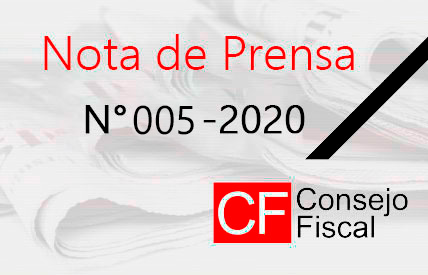 Nota de Prensa Nº 005-2020 A partir de análisis de cuatro escenarios, el Consejo Fiscal discute los posibles efectos fiscales del COVID-19