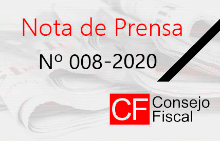 Nota de Prensa Nº 008-2020 El Consejo Fiscal emite opinión sobre el Marco Macroeconómico Multianual 2021-2024