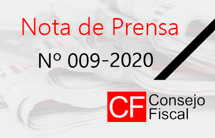 Nota de Prensa Nº 009-2020 El Consejo Fiscal emite opinión sobre el Marco Macroeconómico Multianual 2021-2024