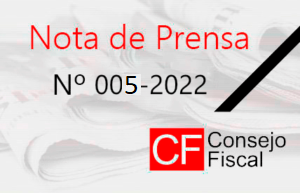 Nota de prensa N°05-2022-CF El Consejo Fiscal emite opinión sobre la evolución de las  finanzas públicas en 2021