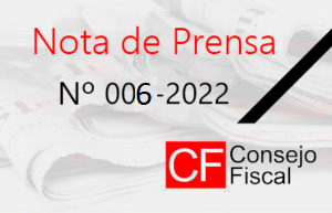 Nota de prensa N°06-2022-CF El Consejo Fiscal emitió su opinión sobre el Marco Macroeconómico Multianual 2023-2026